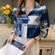 Fashion Ladies Shirts New Elegant Women Blouses Long Sleeve Button-Down Tops Blusa Mujer