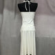 White Lace Patchwork 2 Piece Dress Sets Sexy Halter Short Tanks+A-line Skirts Women Sets Summer New Women Holiday Beach Outfits