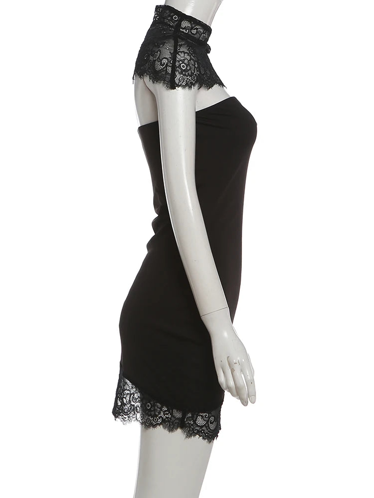 Sisterlinda Fashion Sexy Lace Shawl+Dress Women Trend Elegant Short Sleeve Jacquard Patchwork Stretch Evening party Club Bodycon