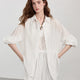 TOYOUTH Women Shirt 2026 Spring New Lyocell Acetate Vacation Commuter Shirt