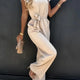 2024 Summer Short Sleeve Wide Leg Jumpsuit For Women Elegant Romper Vintage Streetwear Jumpsuits Overalls Women Jump Suit Woman
