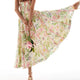 Women's Retro Floral Print Corset Maxi Dress Sexy Sleeveless Halter Neck Flowy Long Dress Lady Summer Vacation Dating Streetwear