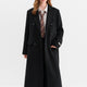 FSLE Women Tailored Coat with Double-Faced Tweed Oversized Flattering Silhouette Premium Wool Outerwear 2025 Winter New Arrival