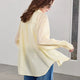 TOYOUTH Women Shirt 2026 Spring New Lyocell Acetate Vacation Commuter Shirt