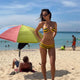 Sexy Cute Striped Bikinis Swimsuits Women Y2k Bikini Top Mini Shorts Vacation Sets 2026 Summer Female Holiday Clubwear Outfits