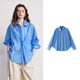 TOYOUTH Women Shirt 2026 Spring New Lyocell Acetate Vacation Commuter Shirt
