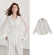 TOYOUTH Women Shirt 2026 Spring New Lyocell Acetate Vacation Commuter Shirt
