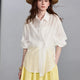 TOYOUTH Women Shirt 2026 Spring New Lyocell Acetate Vacation Commuter Shirt