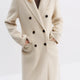 FSLE Women Tailored Coat with Double-Faced Tweed Oversized Flattering Silhouette Premium Wool Outerwear 2025 Winter New Arrival