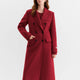 FSLE Women Tailored Coat with Double-Faced Tweed Oversized Flattering Silhouette Premium Wool Outerwear 2025 Winter New Arrival
