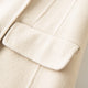 FSLE Women Tailored Coat with Double-Faced Tweed Oversized Flattering Silhouette Premium Wool Outerwear 2025 Winter New Arrival