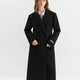 FSLE Women Tailored Coat with Double-Faced Tweed Oversized Flattering Silhouette Premium Wool Outerwear 2025 Winter New Arrival