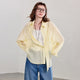 TOYOUTH Women Shirt 2026 Spring New Lyocell Acetate Vacation Commuter Shirt