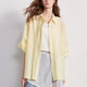 TOYOUTH Women Shirt 2026 Spring New Lyocell Acetate Vacation Commuter Shirt