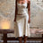 White Lace Patchwork 2 Piece Dress Sets Sexy Halter Short Tanks+A-line Skirts Women Sets Summer New Women Holiday Beach Outfits