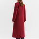 FSLE Women Tailored Coat with Double-Faced Tweed Oversized Flattering Silhouette Premium Wool Outerwear 2025 Winter New Arrival