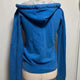 2025 new blue sweatshirt for women fall and winter gothic American retro casual bulk streetwear Y2K design Slim cardigan jacket